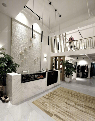 臺(tái)州市品軒裝飾工程 費(fèi)羅娜服裝店米蘭精品店裝飾工程設(shè)計(jì)